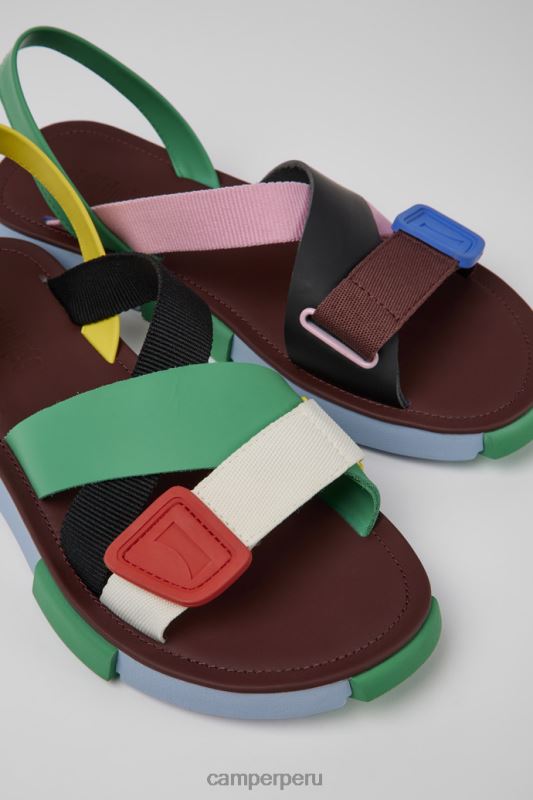 multicolor BX628383 Camper sandalias twins de piel multicolor para hombre novedades