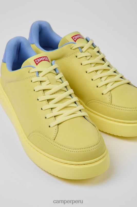 amarillo BX6281599 Camper Zapatillas runner k21 de piel amarillas para hombre novedades