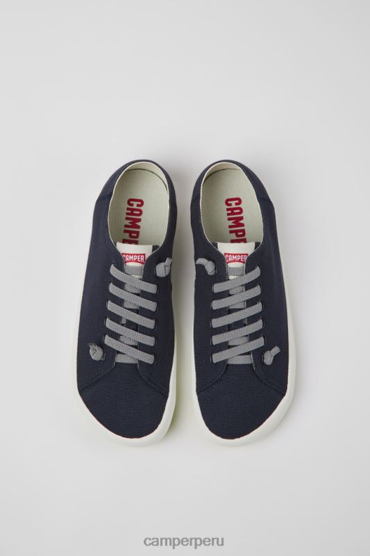 azul BX6281522 Camper Zapatillas peu rambla textil azul para hombre exclusivas
