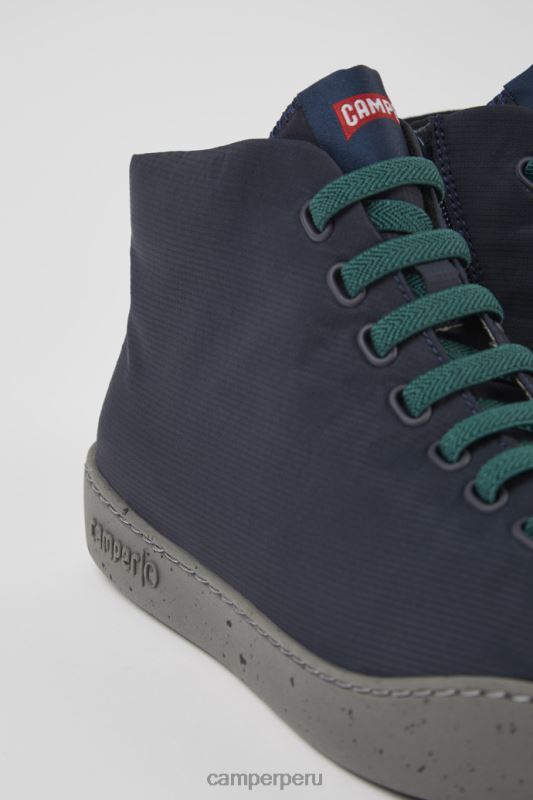 azul BX6281576 Camper exclusivos botines peu touring textil azul para hombre