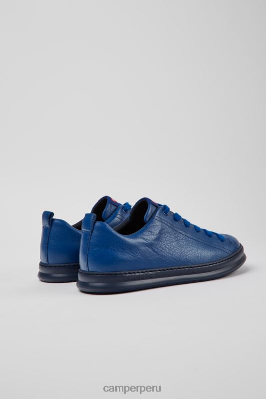 azul BX628356 Camper Zapatillas de diseño runner de piel azul para hombre.