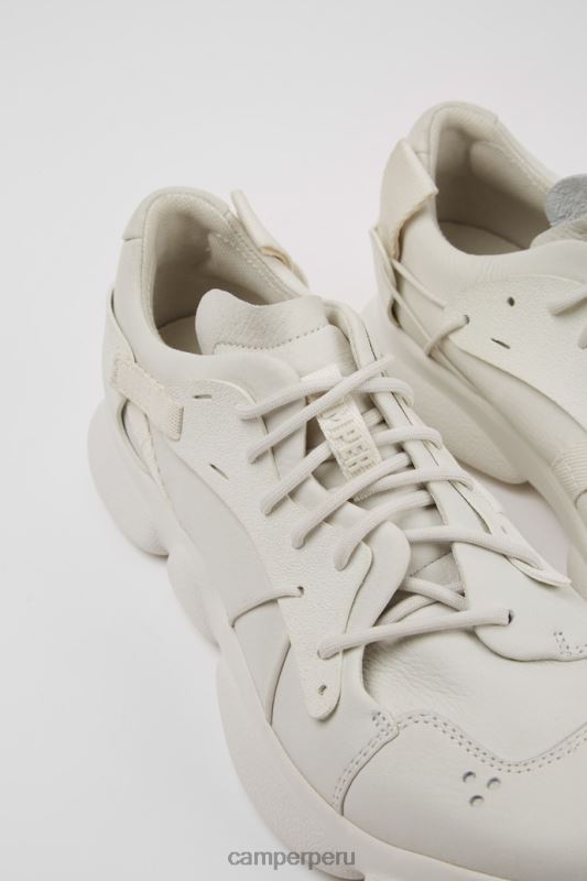 blanco BX6281492 Camper Zapatillas deportivas de piel sin teñir en blanco karst para hombre exclusivas