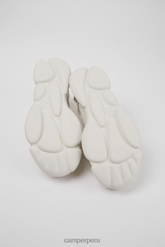 blanco BX6281492 Camper Zapatillas deportivas de piel sin teñir en blanco karst para hombre exclusivas