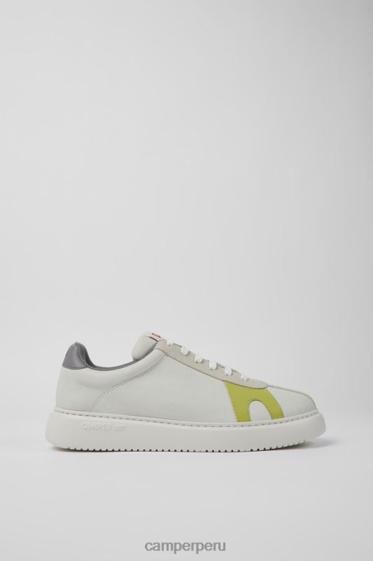 blanco BX6281509 Camper Zapatillas runner k21 de piel no teñida y nobuck blanco para hombre exclusivas