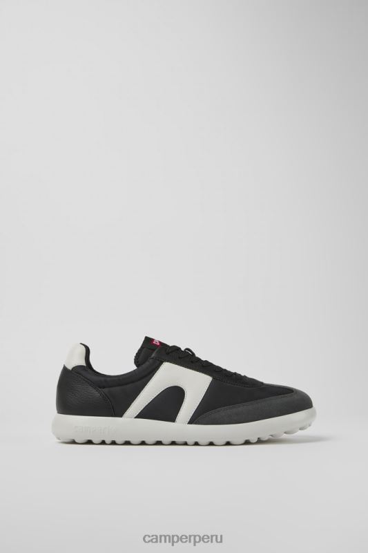 blanco BX6281537 Camper Diseño pelotas xlite zapatillas deportivas de tela y piel para hombre en color blanco y negro.