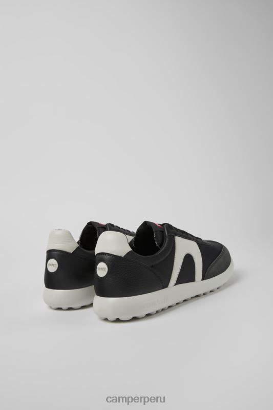 blanco BX6281537 Camper Diseño pelotas xlite zapatillas deportivas de tela y piel para hombre en color blanco y negro.