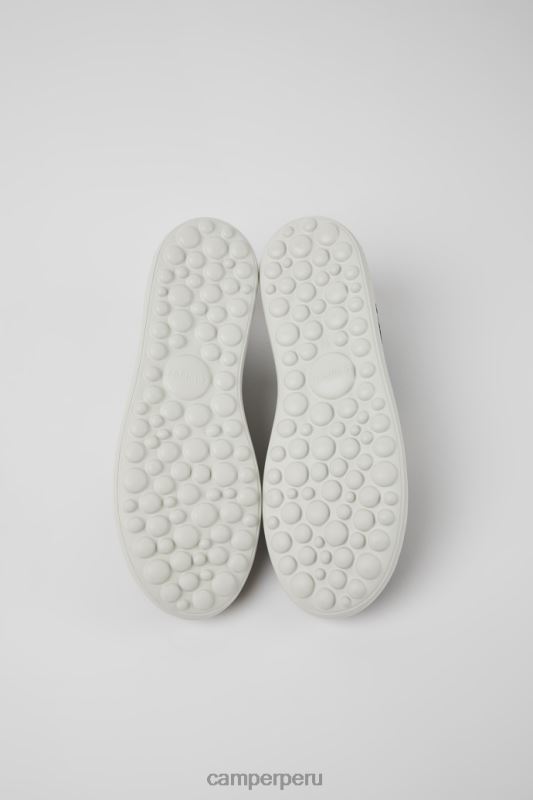 blanco BX6281537 Camper Diseño pelotas xlite zapatillas deportivas de tela y piel para hombre en color blanco y negro.