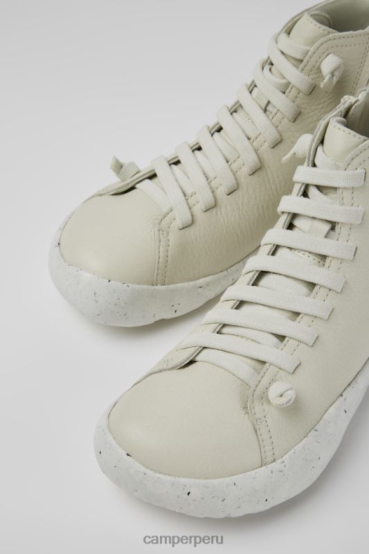 blanco BX6281651 Camper Botines de piel para hombre de diseño peu Stadium color blanco