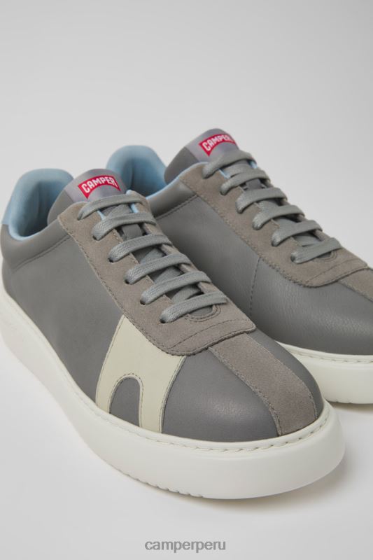 gris BX6281512 Camper Zapatillas exclusivas runner k21 de piel y nobuck gris para hombre