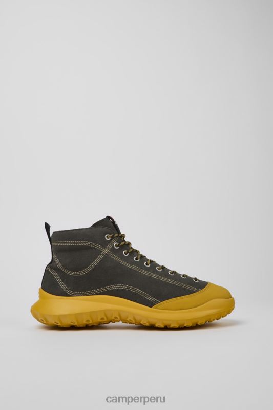 gris BX6281586 Camper Botines crclr gore-tex de nobuk gris y amarillo para hombre de diseño
