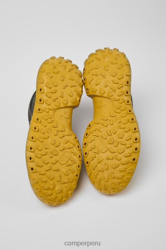 gris BX6281586 Camper Botines crclr gore-tex de nobuk gris y amarillo para hombre de diseño