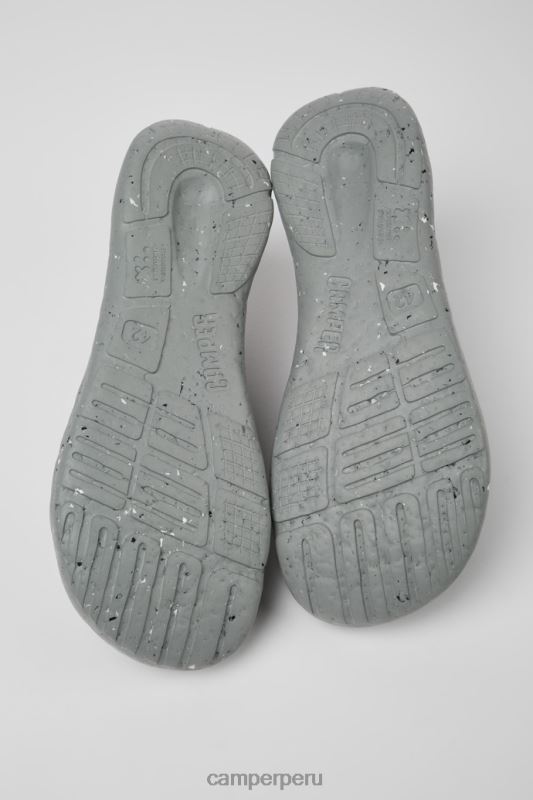 gris BX6281593 Camper Peu Stadium zapatillas deportivas de piel con relieve responsable en gris para hombre novedades