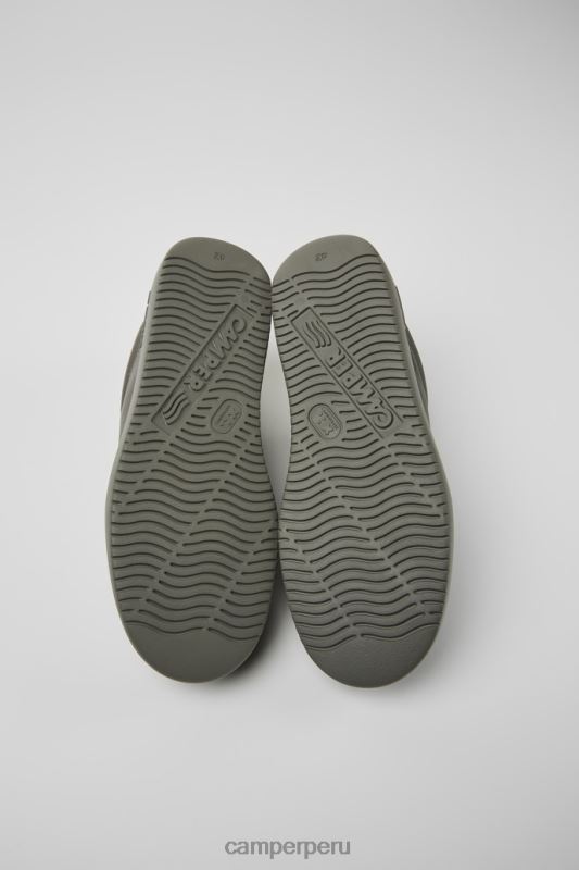 gris BX6281600 Camper Zapatillas design runner k21 de piel gris para hombre.