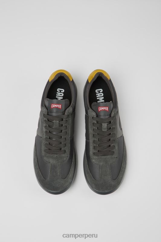 gris BX6281608 Camper Zapatillas exclusivas pelotas xlite gris y amarilla para hombre.