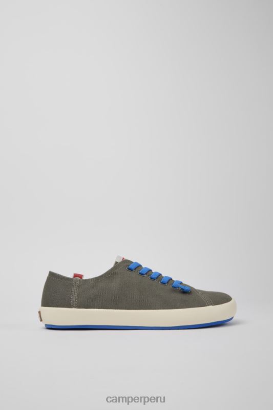 gris BX628337 Camper Zapatillas peu rambla de algodón reciclado gris para hombre novedades