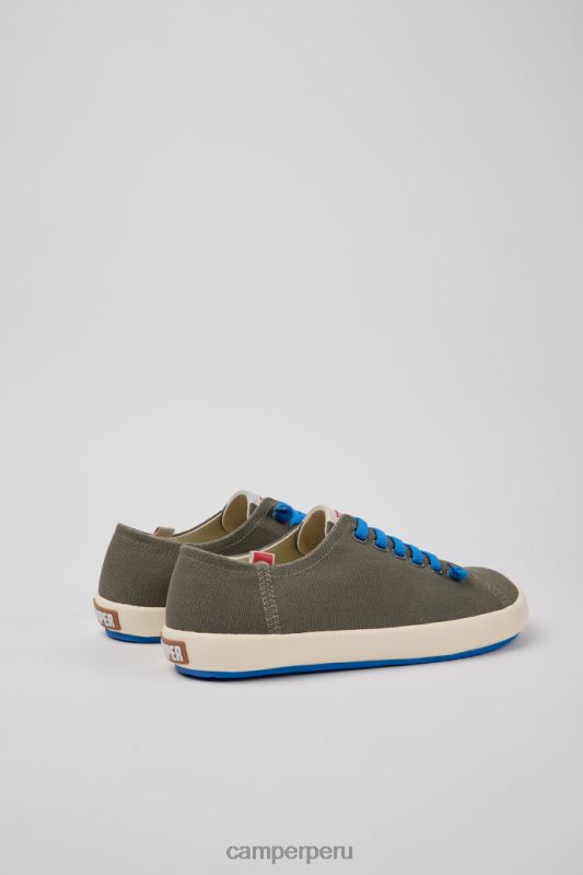 gris BX628337 Camper Zapatillas peu rambla de algodón reciclado gris para hombre novedades
