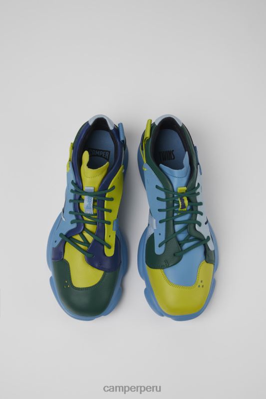 multicolor BX6281494 Camper Zapatillas twins multicolor de piel y tejido exclusivas para hombre.