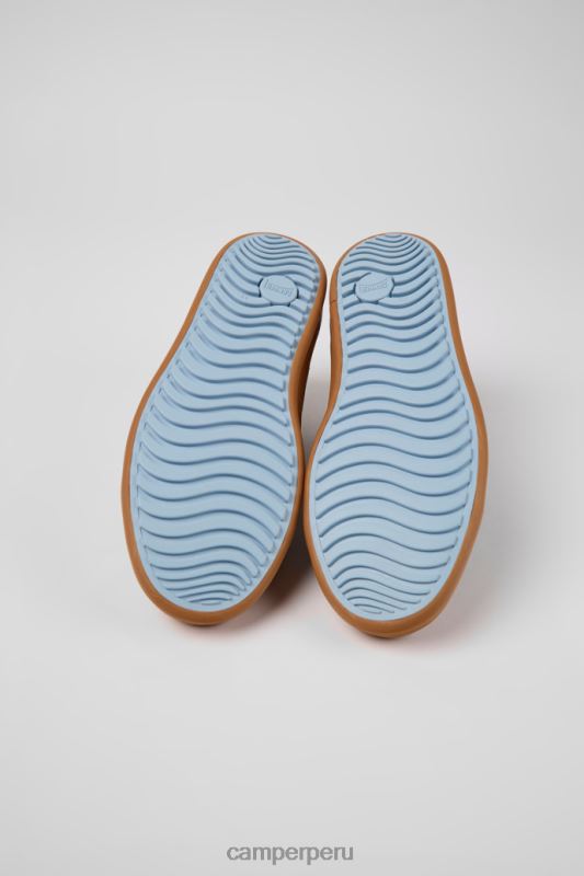 multicolor BX6281535 Camper Zapatos de nobuk multicolor gemelos de diseño para hombre.