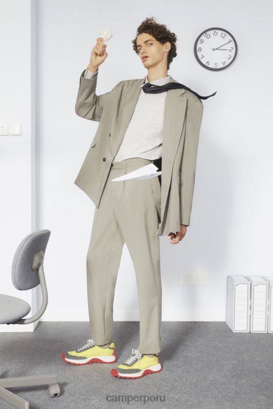 multicolor BX6281569 Camper Zapatillas deportivas drift trail vibram de tejido y nobuk multicolor para hombre