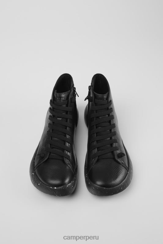 negro BX628348 Camper botines peu Stadium de piel negro para hombre novedades