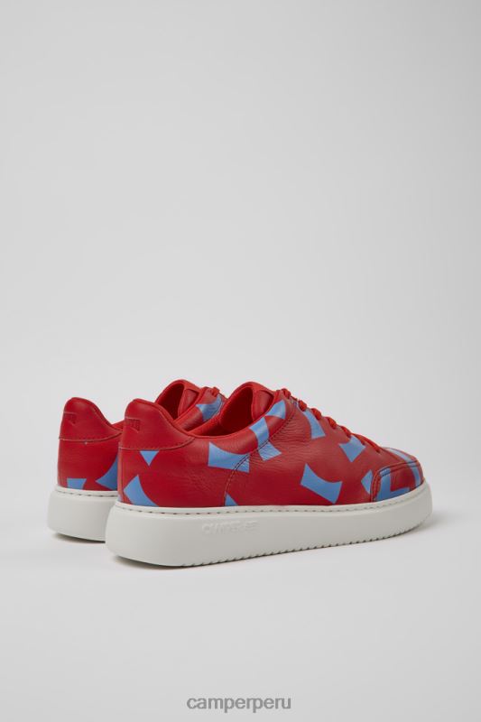 rojo BX6281629 Camper Zapatillas design runner k21 estampadas en rojo y azul para hombre.