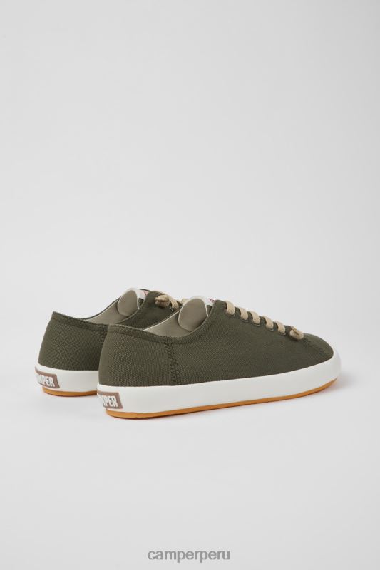 verde BX6281521 Camper Zapatillas peu rambla textil verde para hombre exclusivas