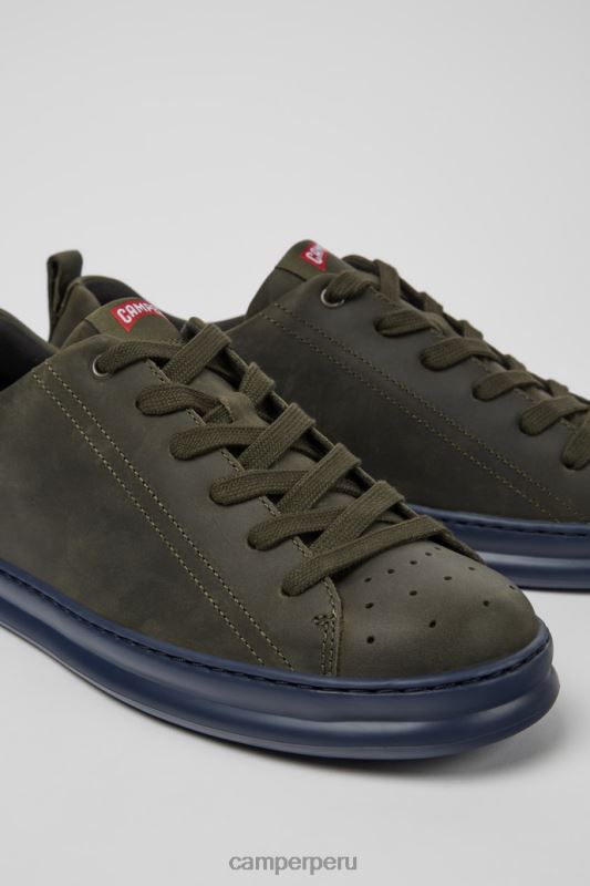 verde BX6281616 Camper Zapatillas runner de piel verde para hombre novedades