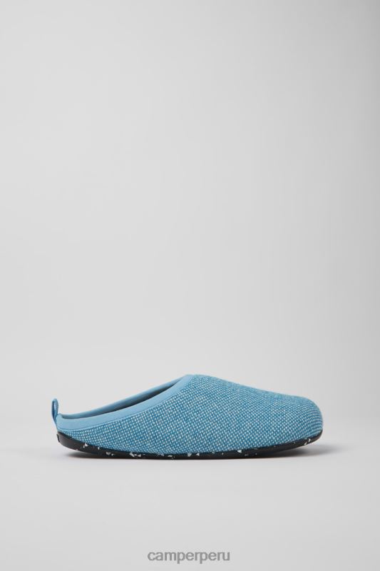 azul BX6281740 Camper Zapatillas wabi exclusivas de lana y viscosa azul para hombre