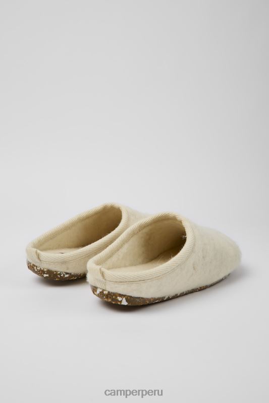 beige BX6281743 Camper Zapatillas wabi de lana beige para hombre exclusivas