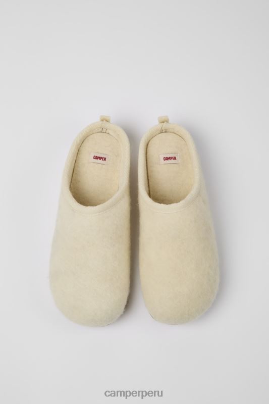 beige BX6281743 Camper Zapatillas wabi de lana beige para hombre exclusivas