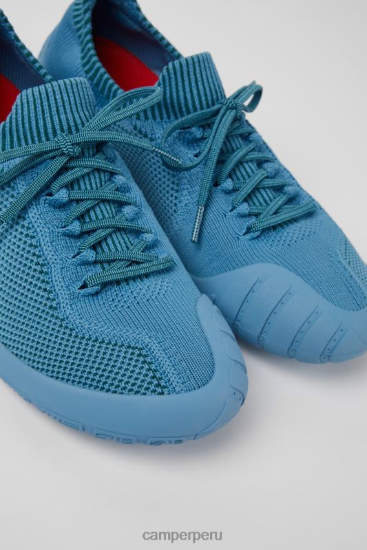 azul BX6281219 Camper Zapatillas Path de tela azul y verde exclusivas para hombre.