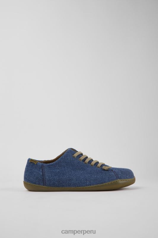 azul BX6281247 Camper zapatos peu textil azul para hombre exclusivos