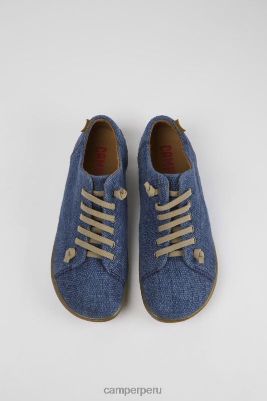 azul BX6281247 Camper zapatos peu textil azul para hombre exclusivos