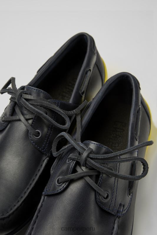 azul BX6281317 Camper zapatos peu circuito piel azul para hombre novedades