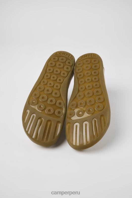 beige BX6281213 Camper zapatos peu textil beige para hombre exclusivos