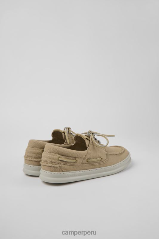 beige BX6281225 Camper Zapatillas runner textil beige para hombre exclusivas