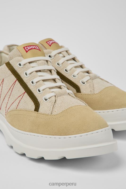 beige BX6281320 Camper Zapatillas brutus beige y verde para hombre novedades