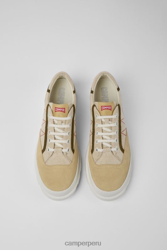 beige BX6281320 Camper Zapatillas brutus beige y verde para hombre novedades