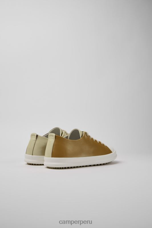 beige BX6281324 Camper Zapatos gemelos beige y marrón para hombre recién llegados.