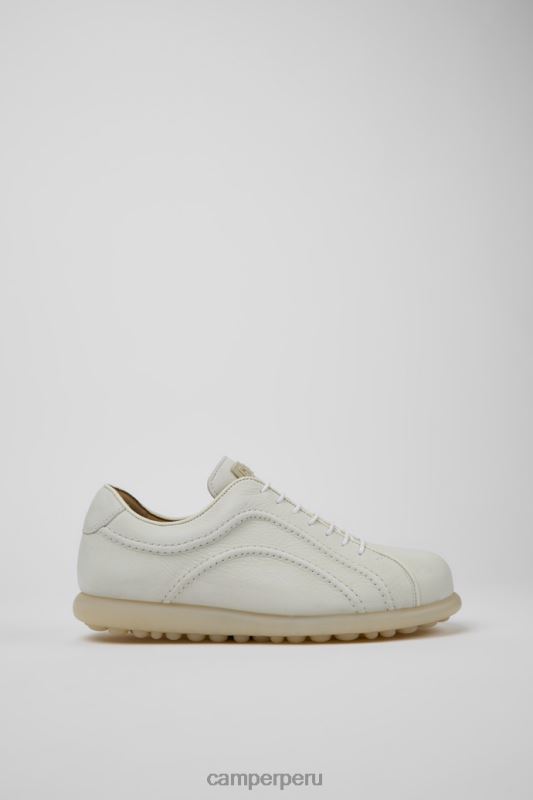 blanco BX6281307 Camper Deportivas pelotas de diseño de piel sin teñir en color blanco para hombre.