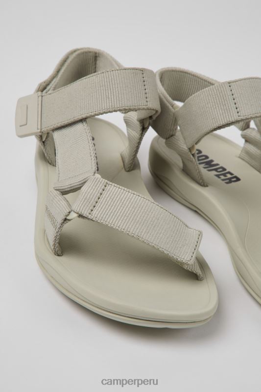 gris BX6281214 Camper sandalias match gris textil para hombre novedades