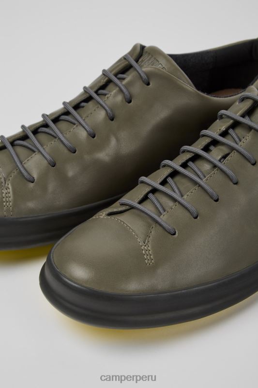 gris BX628277 Camper Zapatos exclusivos de piel gris chasis para hombre.