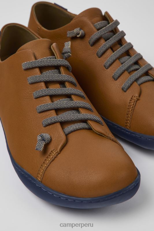 marrón BX6281212 Camper zapatos peu de piel marrón para hombre novedades
