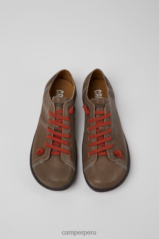 marrón BX6281333 Camper zapatos de diseño peu de piel marrón para hombre