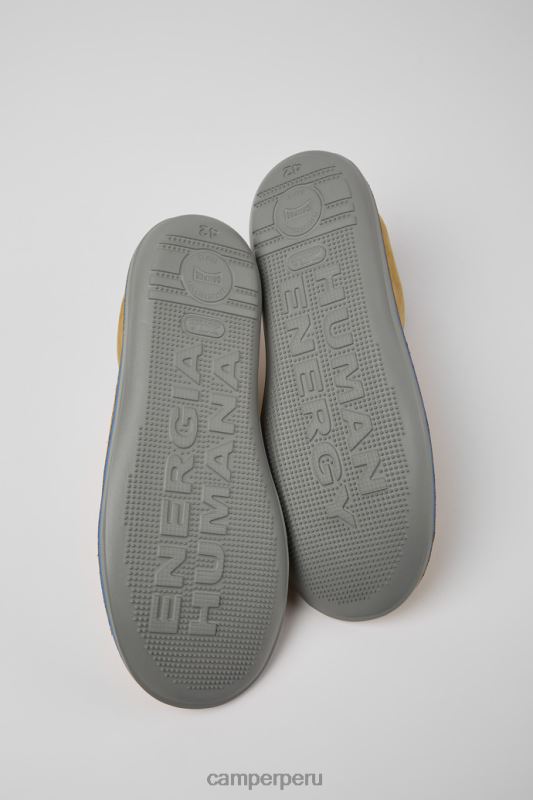 marrón BX628270 Camper Zapatillas de nobuck marrón escarabajo de diseño para hombre.