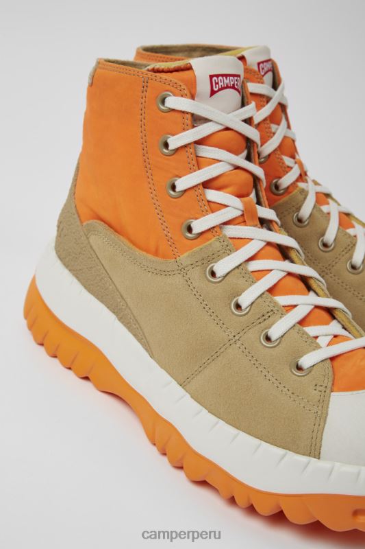 naranja BX6281248 Camper botines design teix naranja y beige para hombre