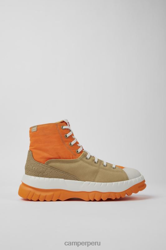 naranja BX6281248 Camper botines design teix naranja y beige para hombre
