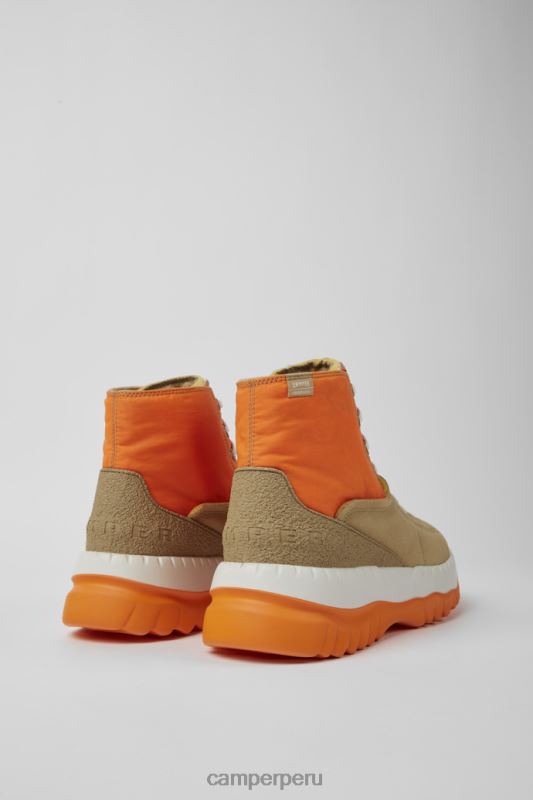 naranja BX6281248 Camper botines design teix naranja y beige para hombre