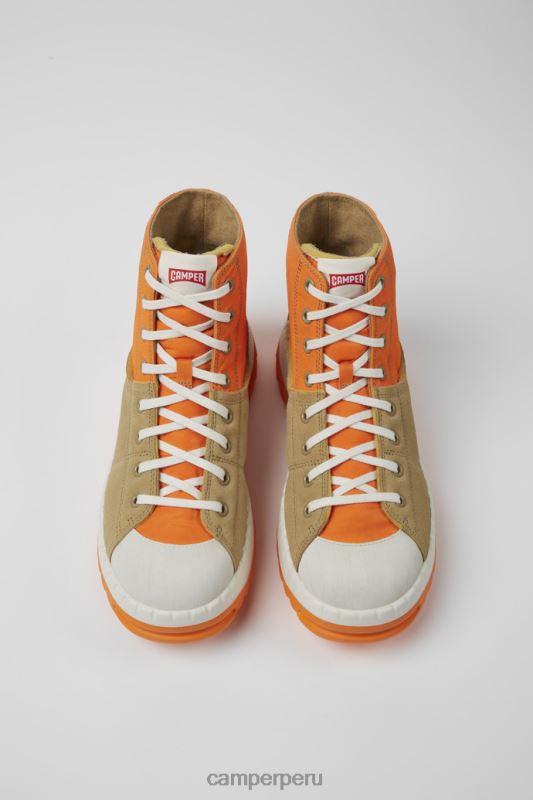 naranja BX6281248 Camper botines design teix naranja y beige para hombre