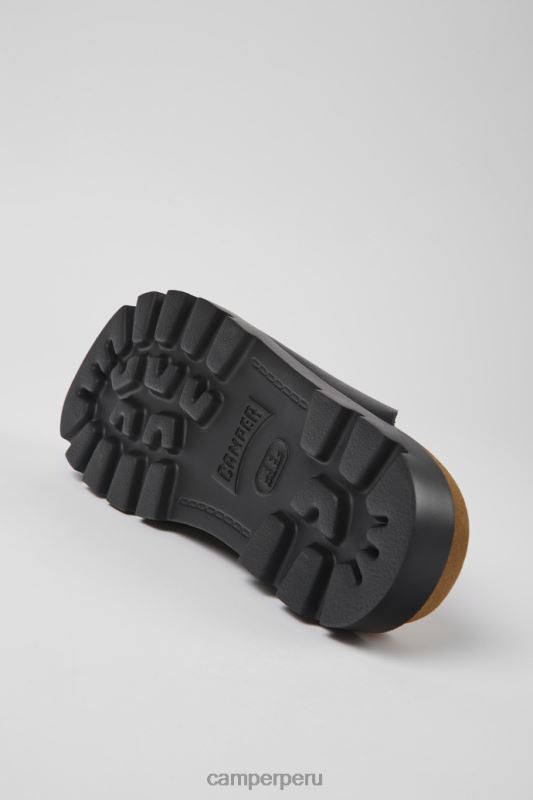 negro BX6281189 Camper sandalia brutus zuecos de piel negro para hombre exclusivos